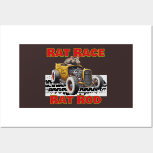 Rat Race  , rat rod Posters and Art